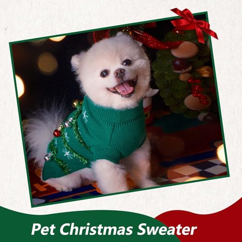 Suéter navideño para perro talla S miniatura 3