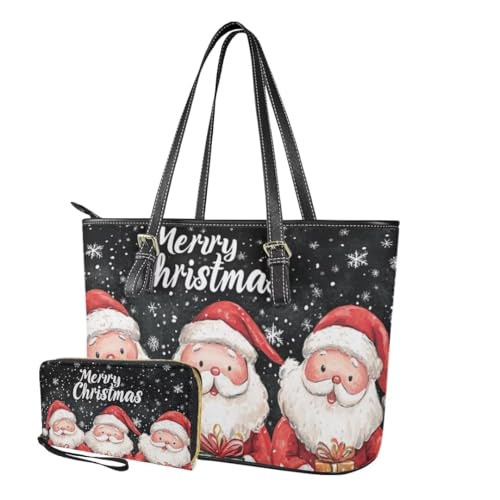 Bolso Tote para mujer Coldinair grande con cartera a juego miniatura 4