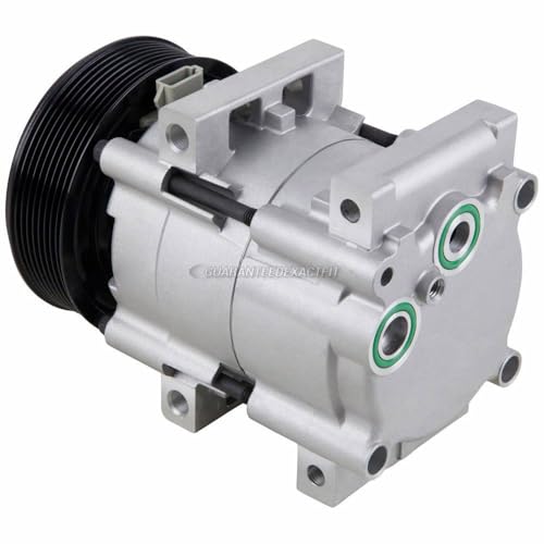 Image of AC Compressor & A /C Clutch For Ford F250 F350 Super Duty 7.3L PowerStroke Diesel 1999 2000 2001 2002 2003 - BuyAutoParts 60-01126NA NEW