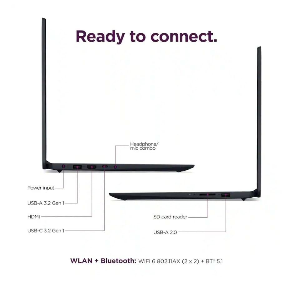 Image of Lenovo 2026 IdeaPad 1i 15.6 inch FHD Touchscreen Laptop,with Lifetime Office,13th Gen Intel Core i5-1335U,16GB RAM, 256GB SSD,Intel Iris Xe Graphics,Win 11 Pro Wi-Fi 6,10 Hr Battery Life Cloud Grey