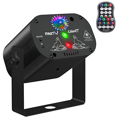 Stage Lights Dj Disco Party Lights Projector with Built-in 4000 mAh Battery, Wireless Sound Activated RGB Led Projector Strobe Light with Remote Control for Birthday Party Dance Christmas Decorations Stage Lights Dj Disco Party Lights Projector with Built-in 4000 mAh Battery, Wireless Sound Activated RGB Led Projector Strobe Light with Remote Control for Birthday Party Dance Christmas Decorations