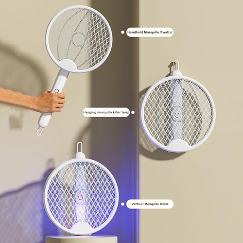 Raqueta zapper para terrazas y cenas al aire libre sin mosquitos 6