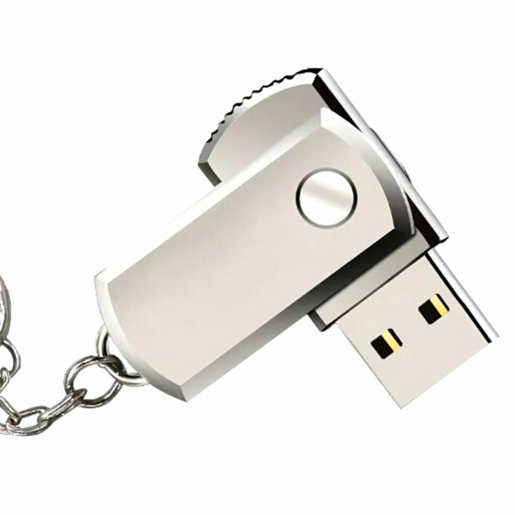 Otario® Mini Metal Swivel USB Pendrive 64GB | Stylish Rotating Keychain Flash Drive with Premium Finish | Portable & Durable Data Storage for Laptop, Computer, Mobile, Tablet, Car, Music & Office