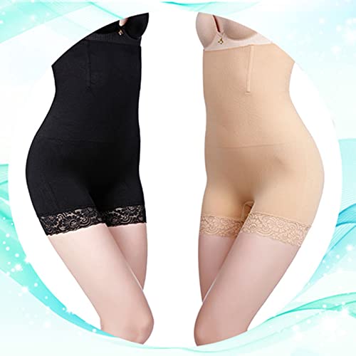 Corset noir minceur respirant a buste ouvert pour un ventre plat - 3