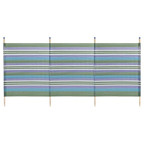 Yello WBL 4 Pole Standard Stripes Windbreak - Green Cover