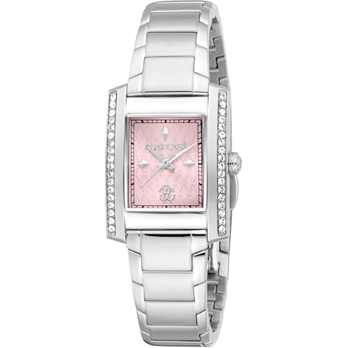 Roberto Cavalli Orologio Analogico Al Quarzo Donna Con Cinturino In Acciaio Inox Rc5L120M0045