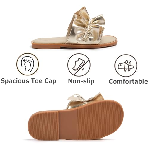 Image of THEE BRON Girls Cute Slip-On Slippers Stylish Sandals for Toddlers & Kids
