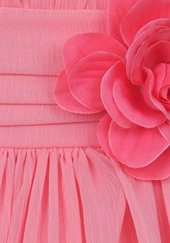 Flower Girl Dress Made with Yoryu Chiffon with Flower & Sash3