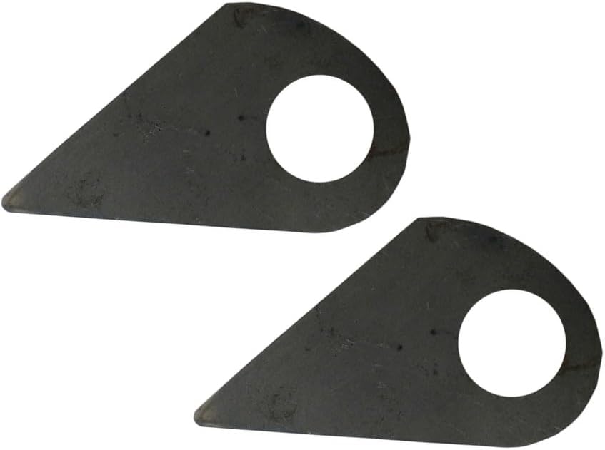 2 - Weld On Steel Ramp Gate Holder Hinge Heavy Duty Equipment Trailer Tear Drop Weld-On