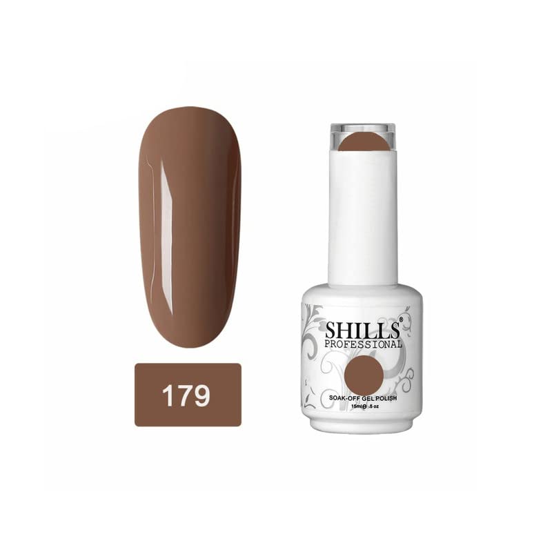 Image of SHILLS PROFESSIONAL UV /LED Soak Off Gel Polish (Gel nail polish) Nail art nail polish Color Shade 179.