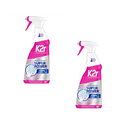 K2R 2 unidades Super Power – Pistola (550 ml) – Deslizador de antelavado