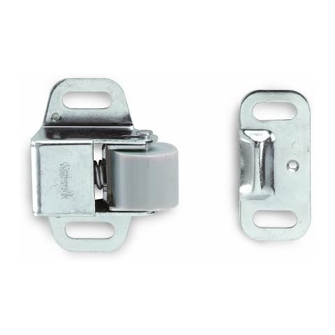 Amerock | Roller Cabinet Catch | Zinc | 2 inch (51 mm) Length | 1 Pack | Door Catch | Cabinet Door Latch Cover