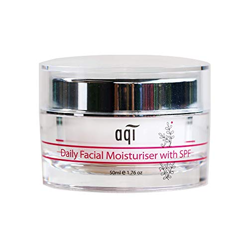 AQI Face Cream & Neck Cream with Sodium Hyaluronate, Omega 6 & Beta Glucan | Daily Facial Moisturizer | for Sensitive, Dry & Irritated Skin for Women & Men - 1.7 fl oz