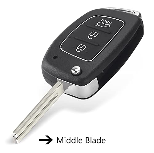 HooRLZ Hyundai Key Fob Cover Replacement For Hyundai i20 i30 i40 ix20 ix30 ix35 ix45 ix55 Tucson Santa Fe Elantra Accent Remote Car Key Cover Case - Image 4