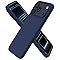 ORNARTO Cover per iPhone 17 Pro Max 6,9 Pollici, Silicone Liquido Premium, Protezione Completa, Gomma Gel Morbida,Custodia Fodera Interna in Microfibra Antigraffio, Antiurto, Blu Profondo