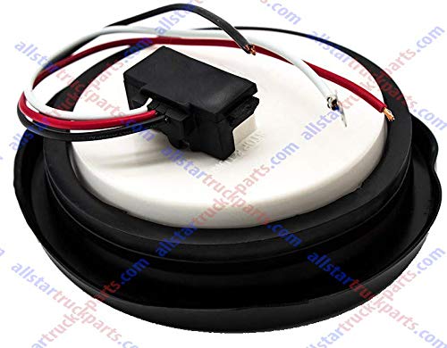 [ALL STAR TRUCK PARTS] 4\" Inch White and Red 12 LED Round Stop/Turn/Tail/Reverse/Backup Trailer Light Kit with 3 wire Pigtail Plug & Grommet (Qty 2 Red + Qty 2 White) (Mix, 4 Red + 2 White) - Thumbnail 5