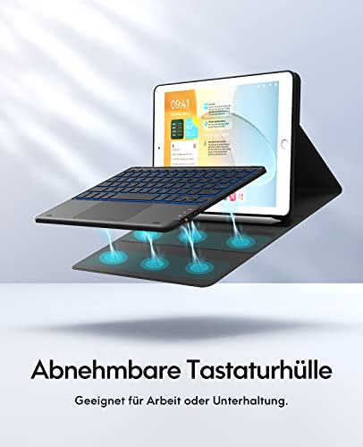 CHESONA Tastatur Hülle für iPad 10.2 Zoll 9/8/7 Generation – Ansicht 5
