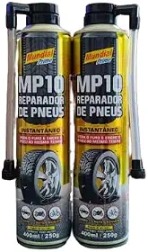 Kit 2 Reparador de Pneus Instantâneo 400ML MP10 Solução para Emergências