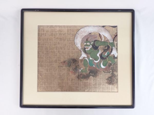 Amazon.co.jp: 悠々洞出版 木版画 俵屋宗達筆 風神 雷神図 限定
