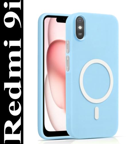 AeoFit Store AeoFit Matte Back Cover for Redmi 9i/9A/9A Sport, Blue - Image 3