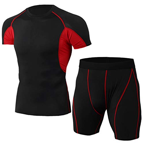 Vêtement fitness respirant homme ensemble compression anti-humidité