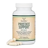 Prostate Support Supplement for Men's Health (120 Capsules) One Serving per Day for 30 Days Supports Prostate Function and Urinary Control (Saw Palmetto, Pumpkin Seed Oil, Selenium) by Double Wood