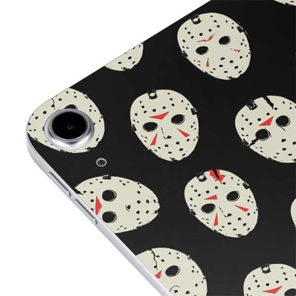 Skinit Decal Tablet Skin Compatible with iPad 11th Gen (2025) - Officially Licensed Warner Bros Friday The 13th Jason Voorhees Pattern Design