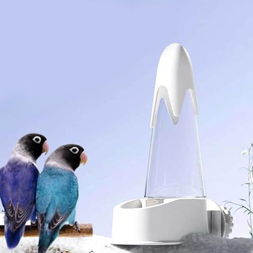 Xijobido Trinkflasche Für Vogelkäfig - Automatischer Futterautomat Für Vogelkäfig,Einfache Montage Trinklösung Für Sittiche Nymphensittiche Aras Kanarienvögel Und Andere Ziervögel