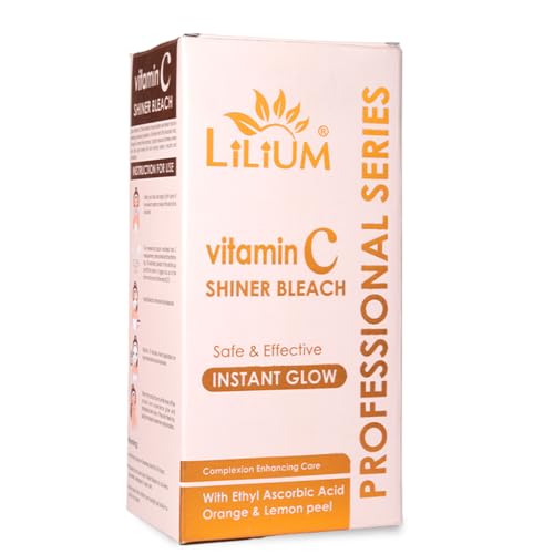 Image of Lilium Vitamin C Shiner Bleach 580g |Instant Natural Glow | Safe & Effective |Complexion Enhancing Care| With Ethyl Ascorbic Acid | Orange & Lemon Peel | Salon, Spa, Home & Professional Use