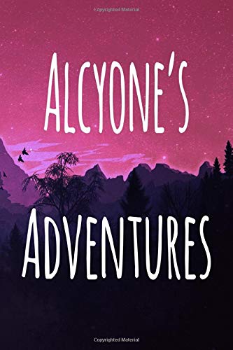 Alcyone's Adventures: Personalised Name Notebook - 119 Page Journal! Perfect Gift!