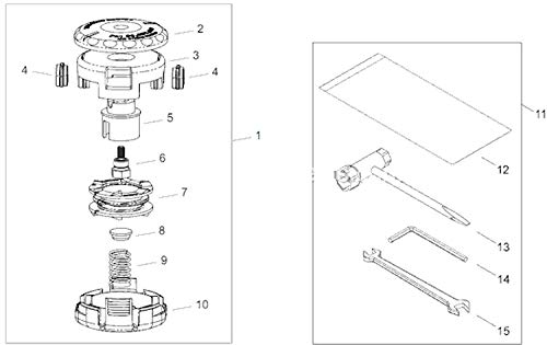 OEM Genuine Echo V450001880 Gold Spring for SRM-225 SRM-225i 99944200540 C242 GT-225L SRM-230 T242 + (Free Two e-Books)