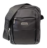  Coveri World Borsello Uomo a tracolla art CW7009 Nero cm 25 x 20 x 7
