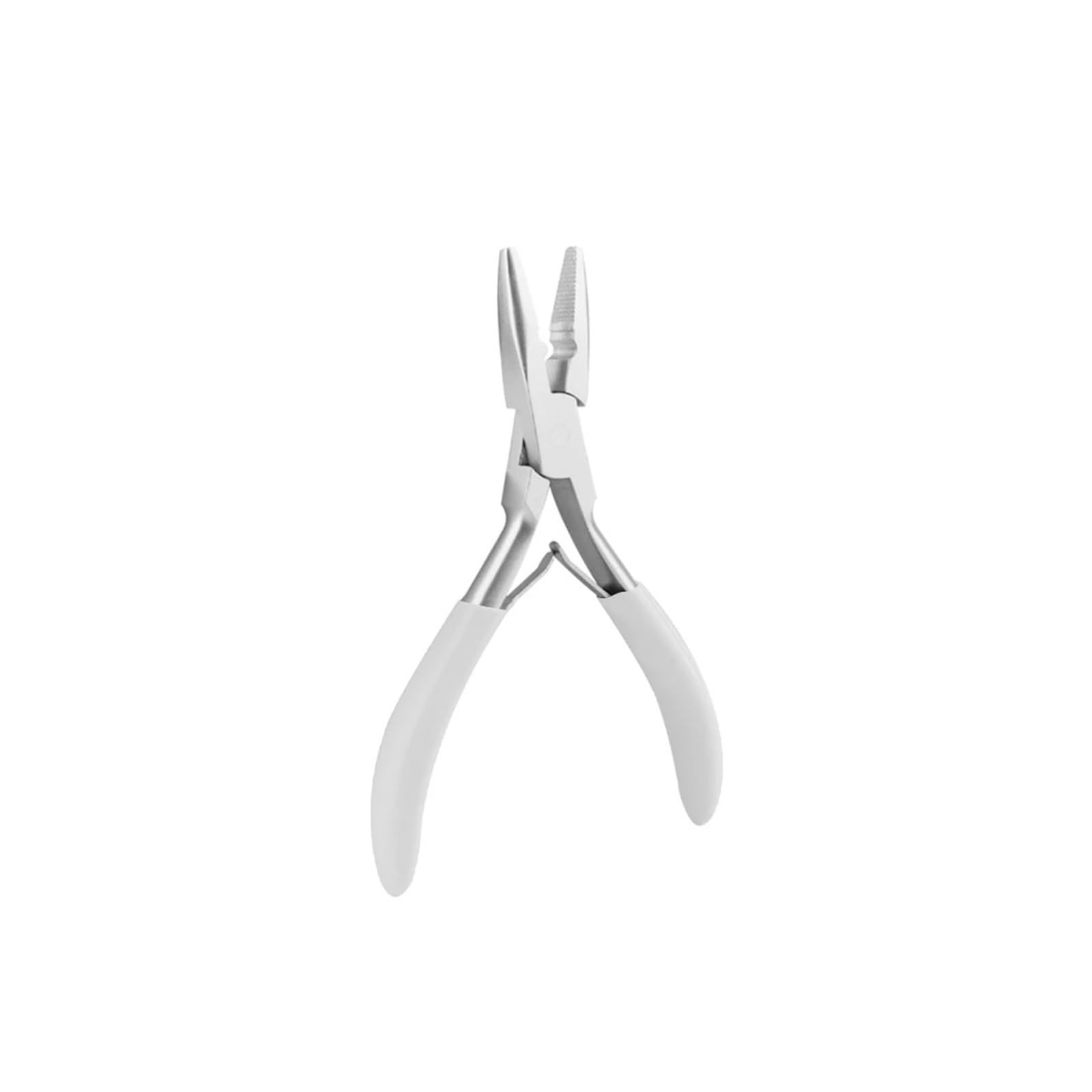 Mzsklw Color 1 Hair Extension Pliers Anti-Slip Hair Extension Pliers - Stainless Steel Tool For Micro & Nano Rings, Keratin Bond Opening & Removal(Color 1)