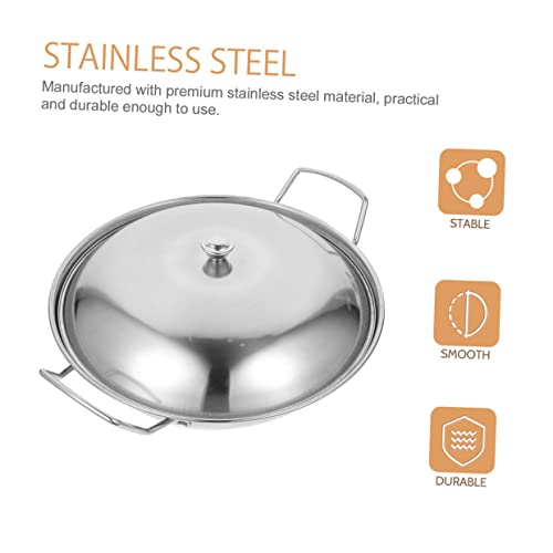 Sartén de Cocina de Acero Inoxidable con Tapa y Doble Asa miniatura 6