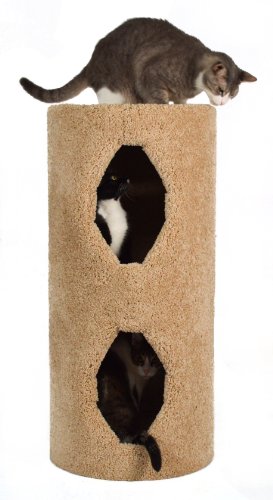 Molly and Friends 2-Story Condo Premium Handmade Cat Tree, Beige