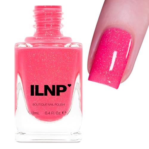 Image of ILNP Summer Crush - Vibrant Pink Neon Holographic Nail Polish