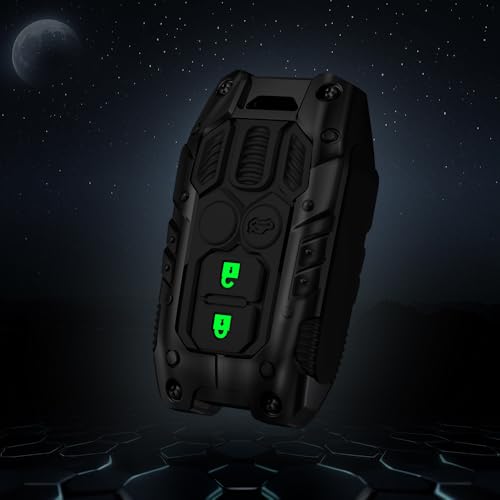 Image of Waterproof Silicone Car Key Cover with Keychain | Transformer Series 6 Button Metal Key Case | Dustproof, Scratch Resistant Smart Key Cover Compatible with Mahindra XEV 9e & BE 6 EV 7XO