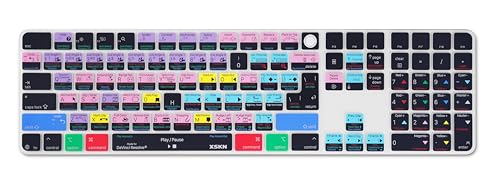 Funda Davinci Resolve para teclado iMac M4 2024 con Touch ID y teclado numérico 4