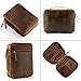 ELIZO Leather Bible Cover for Men Bible Case Women Holder Carrying Organizer Wrap Sleeve Protector Christian Religious Gift Cross Bookmark – Large Antique Brown