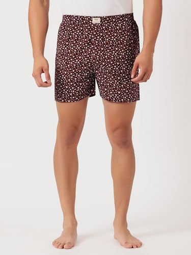 Image of Thomas Scott Men's | Cricket Club | Regular Fit | 100% Cotton | Casual | Woven | Boxer | Shorts | Pack of 3