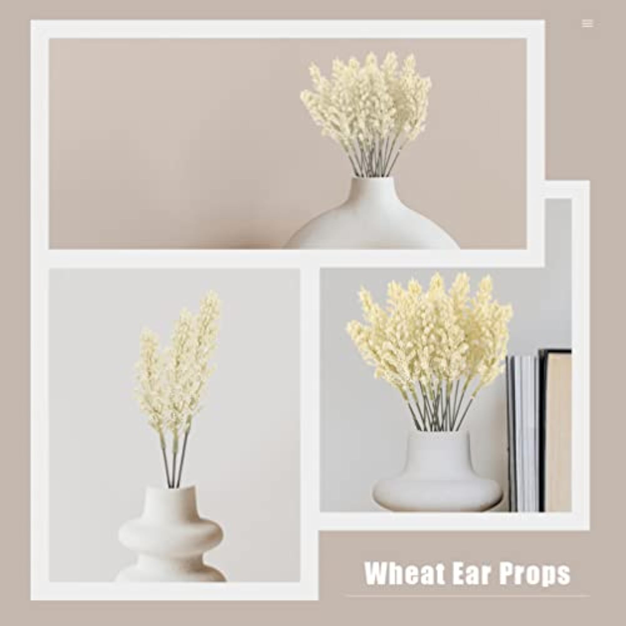 Dried Wheat Sheaves Grass Flower for Home Dining Table Arrangement