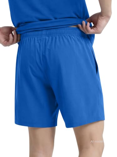 Image of Champion Men's 7 inch Sport Knit Shorts, Slim Fit, Lightweight