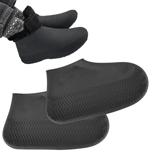 biped 1 Paar Schuhüberzieher wasserdicht - Silikon Überzieher...