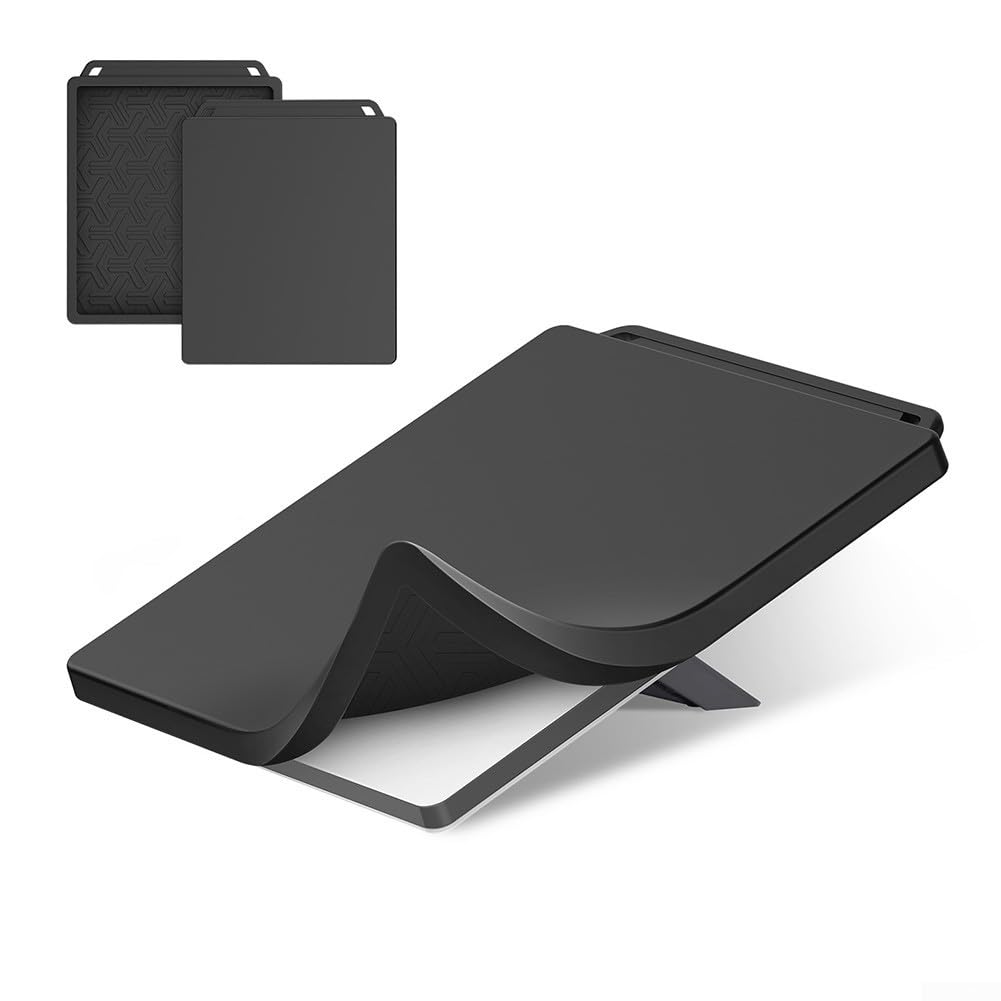 Solaughguy Coque de protection en silicone pour antenne Starlink - Résistante aux chocs et aux intempéries - Résistante aux signaux - Noir ou gris - 55 x 26,4 x 2 cm