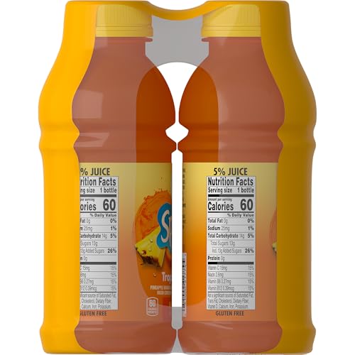 Image of V8 Splash Tropical Blend Flavored Beverage, 12 fl oz Bottle (6 Pack)