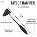 SURGICAL ONLINE Taylor Tomahawk Percussion Reflex Hammer for Neurological Examination (Black)