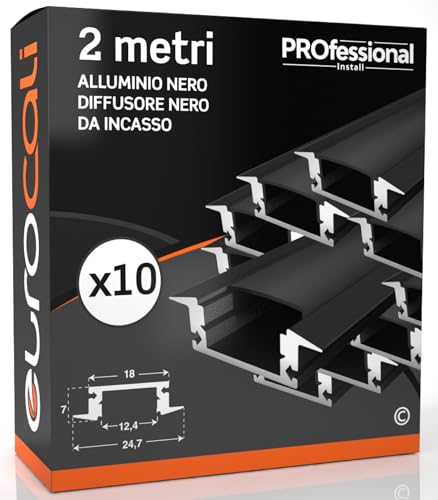 Eurocali 10x Profili da 2 metri (20mt) in