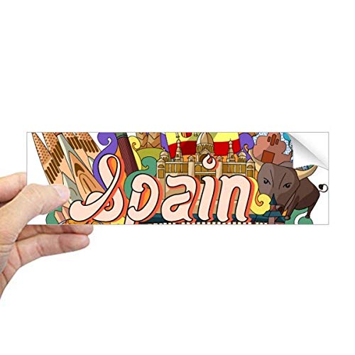 Adhesivo de marisco España rectangular calcomanía de vinilo graffiti para ventanas de casa y cuadernos 2