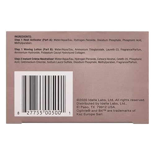 Ogilvie Salon Styles Precisely Right Professional Conditioning Perm Kit - Ideal for Color-Treated, Thin, or Delicate Hair - 1 Application
