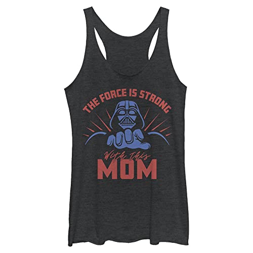 Camisa de Star Wars para madre con frase Force Strong Mom